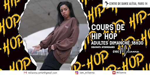 Imagen principal de Cours de Hip-Hop New Style Adultes Débutants Intermédiaires