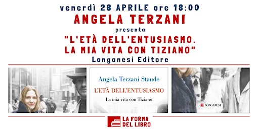 ANGELA TERZANI presenta "L'ETÀ DELL'ENTUSIASMO. LA MIA VITA CON TIZIANO"