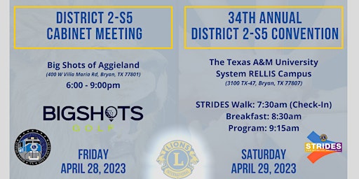 District 2-S5 Cabinet Meeting & Convention