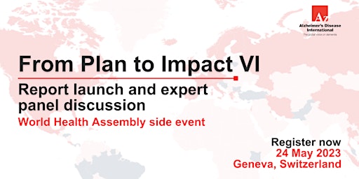 WHA side event From Plan to Impact VI report launch (in-person)
