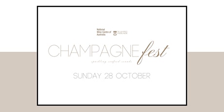 National Wine Centre Champagne Fest primary image
