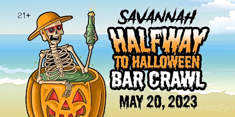 Imagem principal do evento Halfway To Halloween Bar Crawl (Savannah)