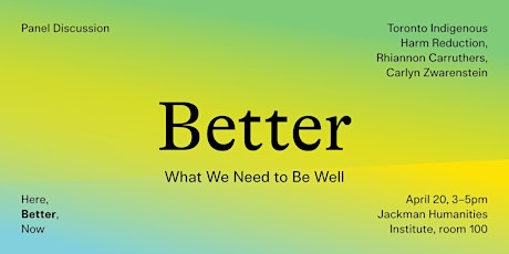 Better: What We Need to Be Well
