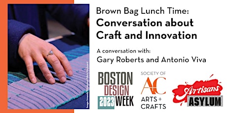 Virtual Conversation about Craft and Innovation primary image