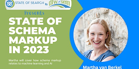 Martha van Berkel speaks on “The State of Schema Markup” primary image