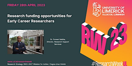 Research funding opportunities for Early Career Researchers primary image