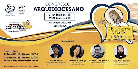 Imagem principal do evento Congresso Arquidiocesano da RCC de São Luís do MA