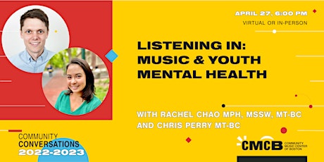 Listening In: Music & Youth Mental Health primary image