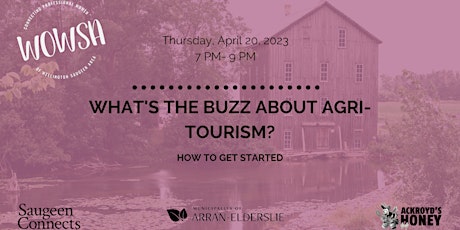 Hauptbild für What's The Buzz About Agri-Tourism - How to get started