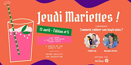 Jeudi Mariettes #5 - L'afterwork des créatrices & artisanes primary image