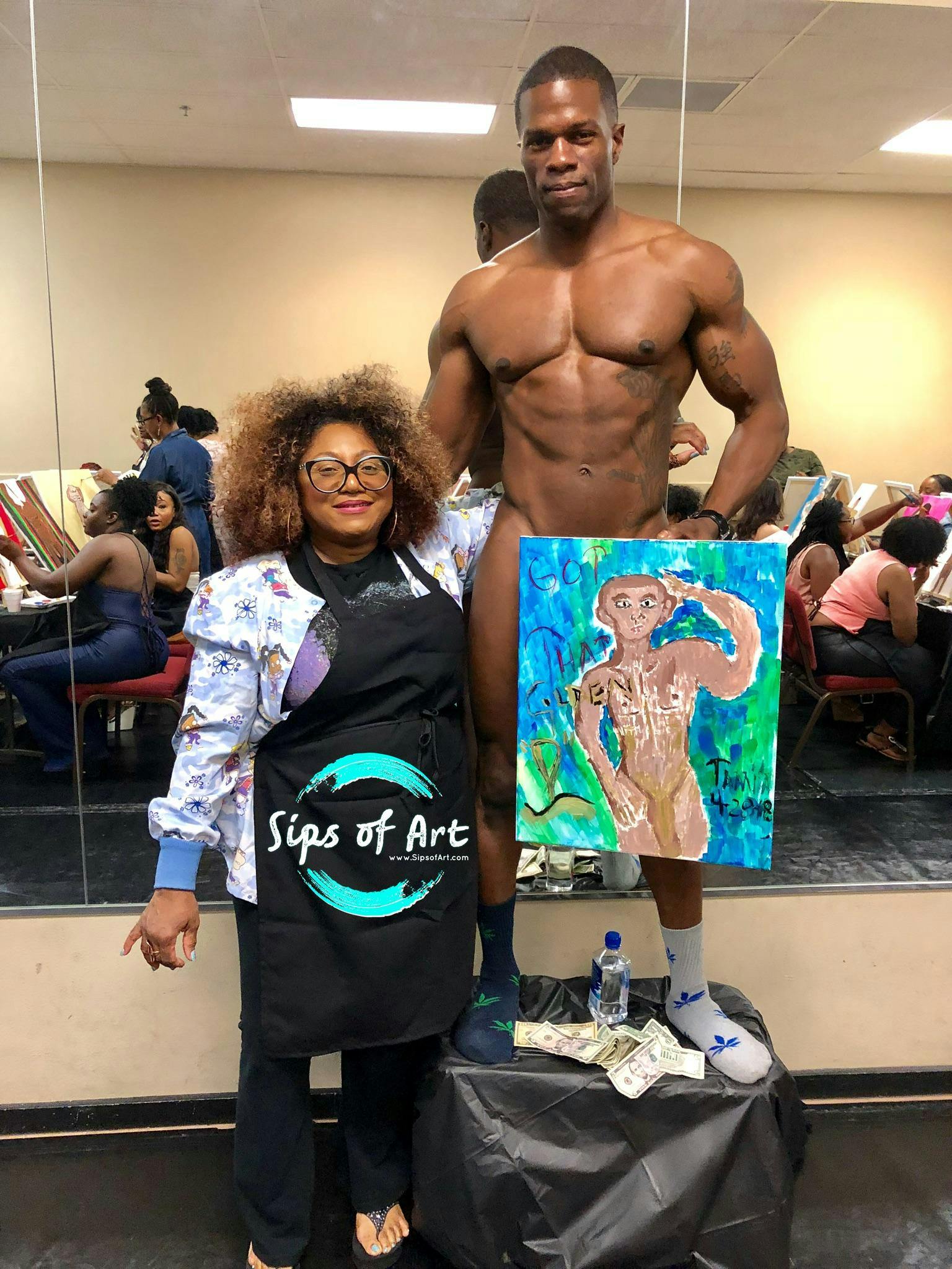 The Nude Model Paint & Sip Experience - Dallas - 15 SEP 2018