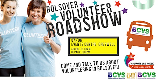 Imagen principal de Bolsover Volunteer Roadshow - Stop 5 - Creswell