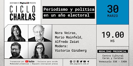 Imagen principal de Soci@s P 12: Periodismo y política en un año electoral
