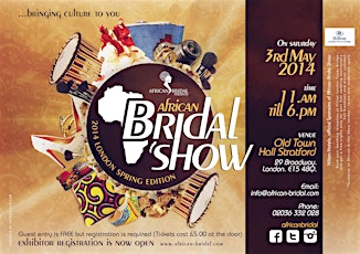 African Bridal Show - London Spring Edition 2014 primary image