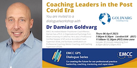 Dr Damian Goldvarg - Coaching Leaders in the Post Covid Era