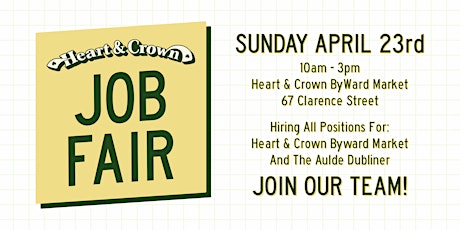 Heart & Crown Summer Job Fair primary image