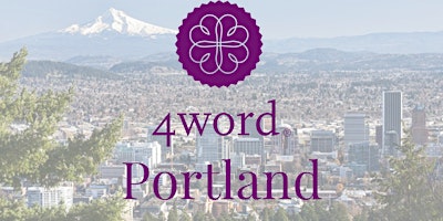 Primaire afbeelding van 4word: Portland In Person Happy Hour + Hundred-X Fundraiser