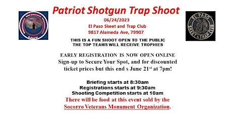 2023 Patriot  Shotgun Trap Shoot