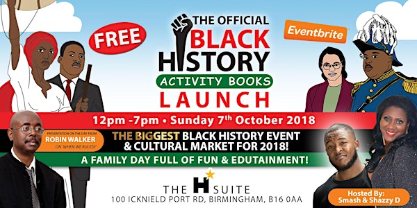 Black History Activity Books Launch, Black History Event & Cultural Market