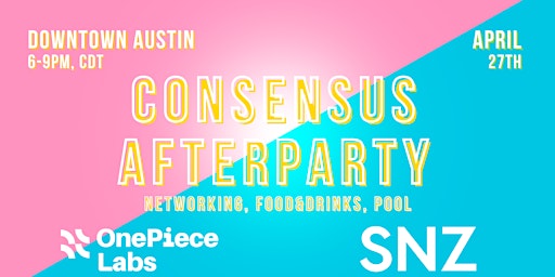 Consensus 2023 - OnePiece Labs Afterparty