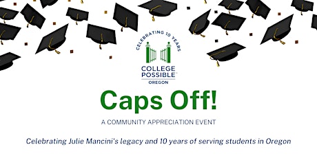 Caps Off: A Community Appreciation Event