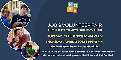 HOPe Open House - Job And Volunteer Fair