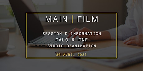 Session d'information : CALQ & Studio d'animation de l'ONF | En présentiel