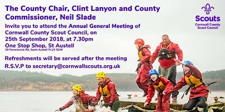 Cornwall Scouts - Annual General Meeting primary image