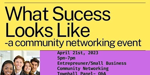 What Success Looks Like- A Community Networking Event