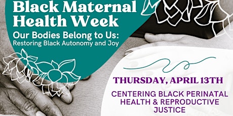 Centering Black Perinatal Health and Reproductive Justice primary image