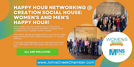 Happy Hour Networking @ Creation - Men's and Women's Networking