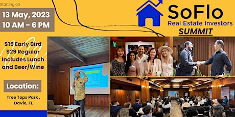 SoFlo Real Estate Investors Summit May 13th, 2023
