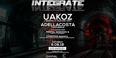 Minimal Sessions x Cognition pres INTEGRATE w/ Uakoz primary image