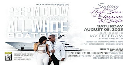 The Ultimate All White Peepin Glow Boat Cruise 2023 Experience