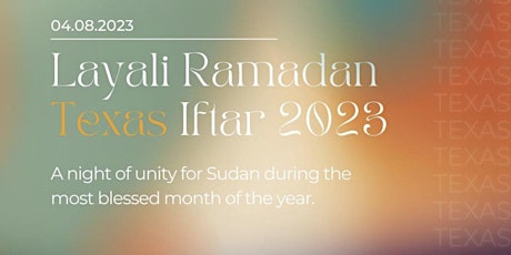 Layali Ramadan Global Fundraising Iftar