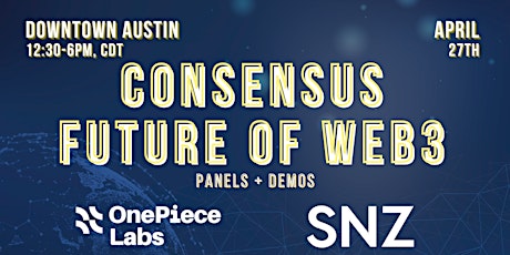 Consensus 2023 - OnePiece Forum - Future Of Web3