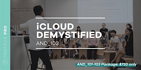 iCloud Demystified (AND_103) — Preface Workshop | 15 August 2018  primary image