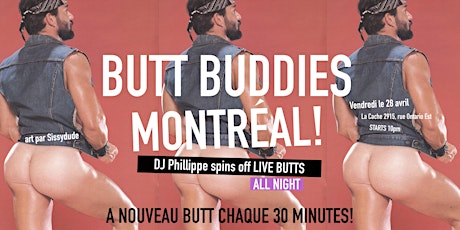 Butt Buddies ~ Montréal! - SOLD OUT / COMPLÈT primary image