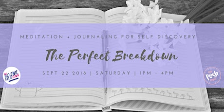 The Perfect Breakdown - Meditation + Journaling for Self Discovery primary image