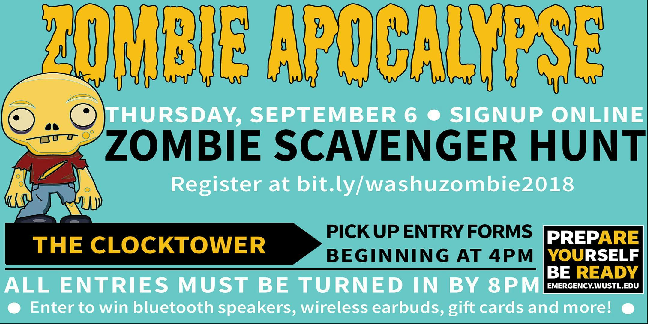 Zombie Scavenger Hunt