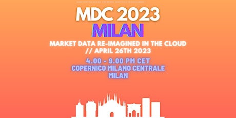 Imagem principal do evento Market Data in the Cloud 2023: Milan