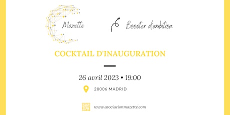 Cóctel de inauguración de la asociación francófona Mazette en Madrid