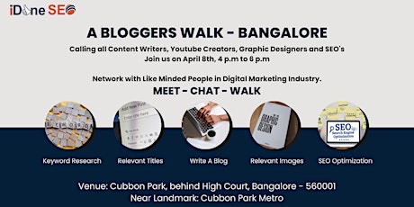 A Bloggers Walk - Bangalore