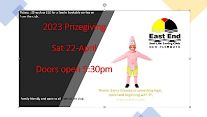 East End Surf Lifesaving Club 2023 Prizegiving primary image