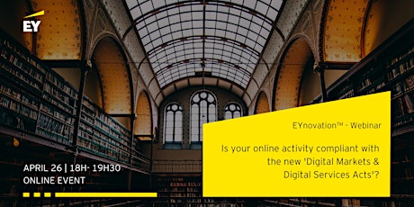 EYnovation™ Webinar | Digital Markets & Digital Services Acts primary image