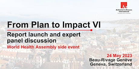 WHA side event From Plan to Impact VI report launch (in-person)