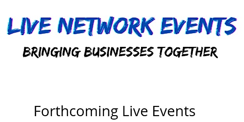 Live Network Events. Networking With A Purpose.