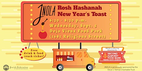 JNOLA Rosh Hashanah New Year's Toast primary image