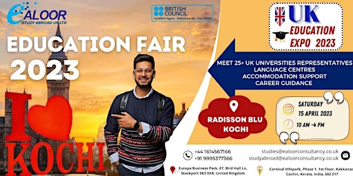 Biggest UK EDUCATION EXPO 2023 in Kochi