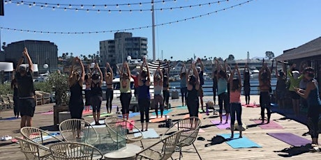 Yoga on the Lido Deck with Curl Fitness- Newport Beach Wellness Week primary image